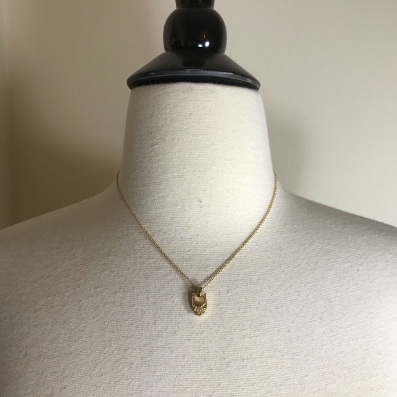 Coach Pave Signature C Gold Necklace - Picture 6 of 8